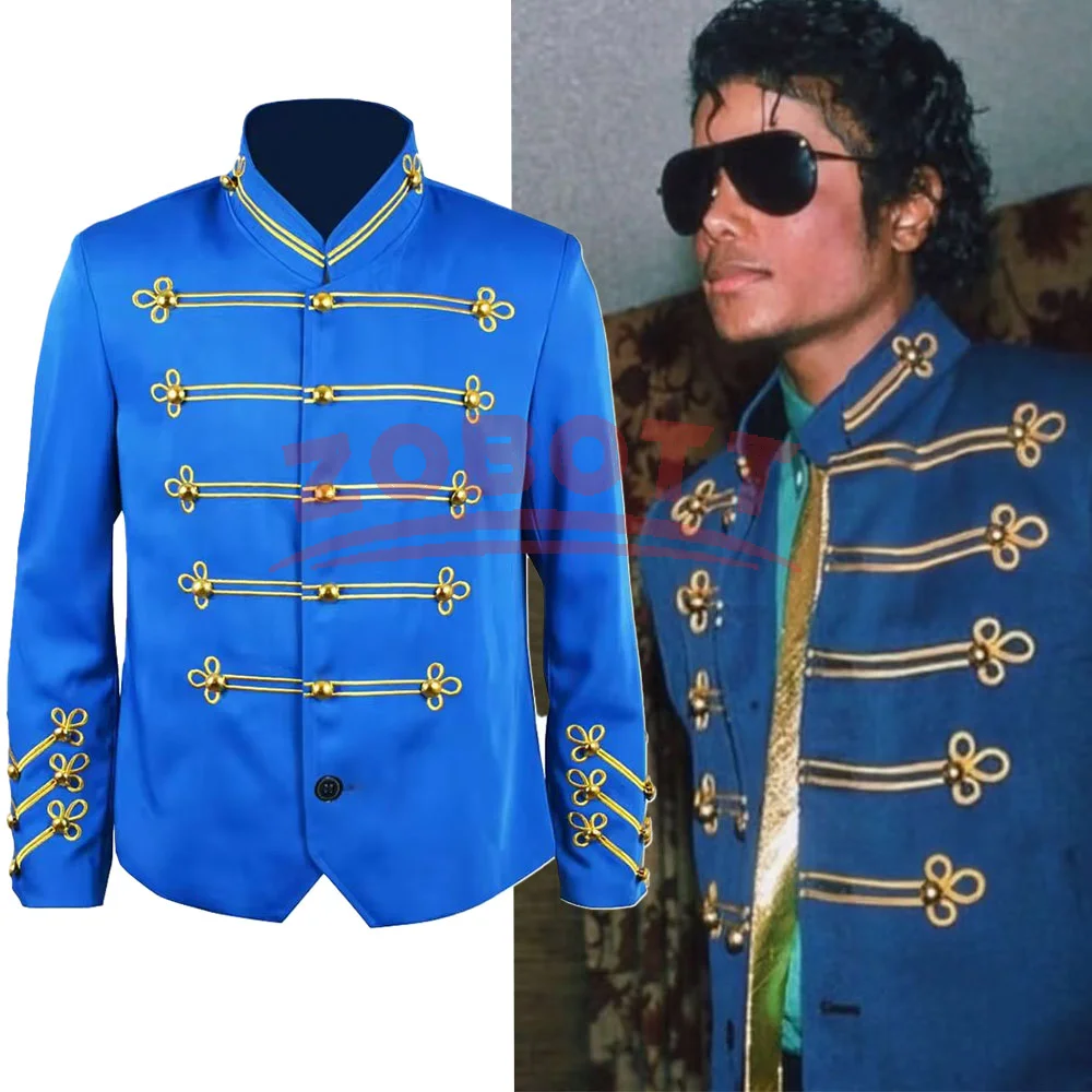 Thriller Era Michael Jackson Easter Cosplay Performance Costumes Medieval Style Retro Banquet Costumes Trim Uniform In Stock
Thriller Era Michael Jackson Easter Cosplay Performance Costumes Medieval Style Retro Banquet Costumes Trim Uniform In Stock