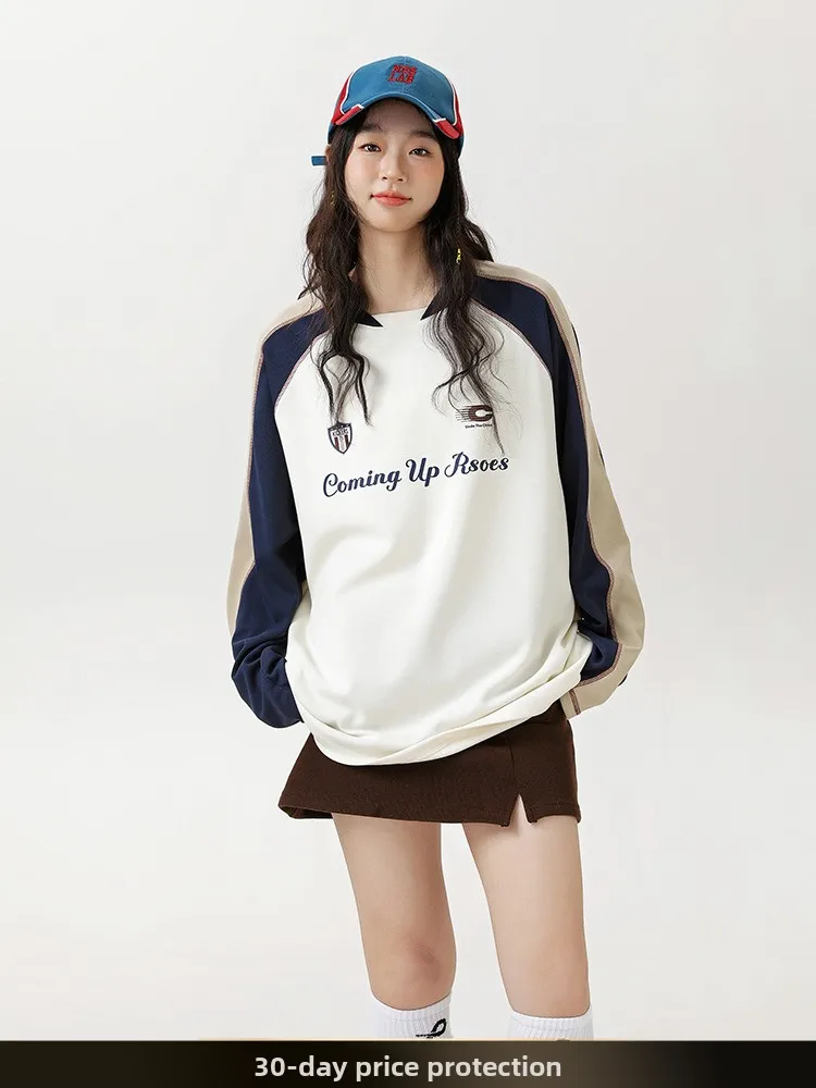 American Retro Color Blo round Ne Hoodie Loose Fit Versatile Spring New Sle Couple Sport Top Youth Casual Polyester Spa...
American Retro Color Blo round Ne Hoodie Loose Fit Versatile Spring New Sle Couple Sport Top Youth Casual Polyester Spa...