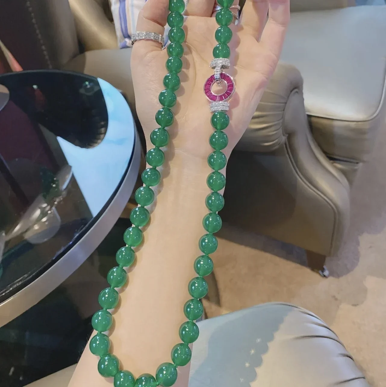 Best Selling Product Silver 925 Original Natural Pearl Agate Beaded Necklace for Women
Best Selling Product Silver 925 Original Natural Pearl Agate Beaded Necklace for Women