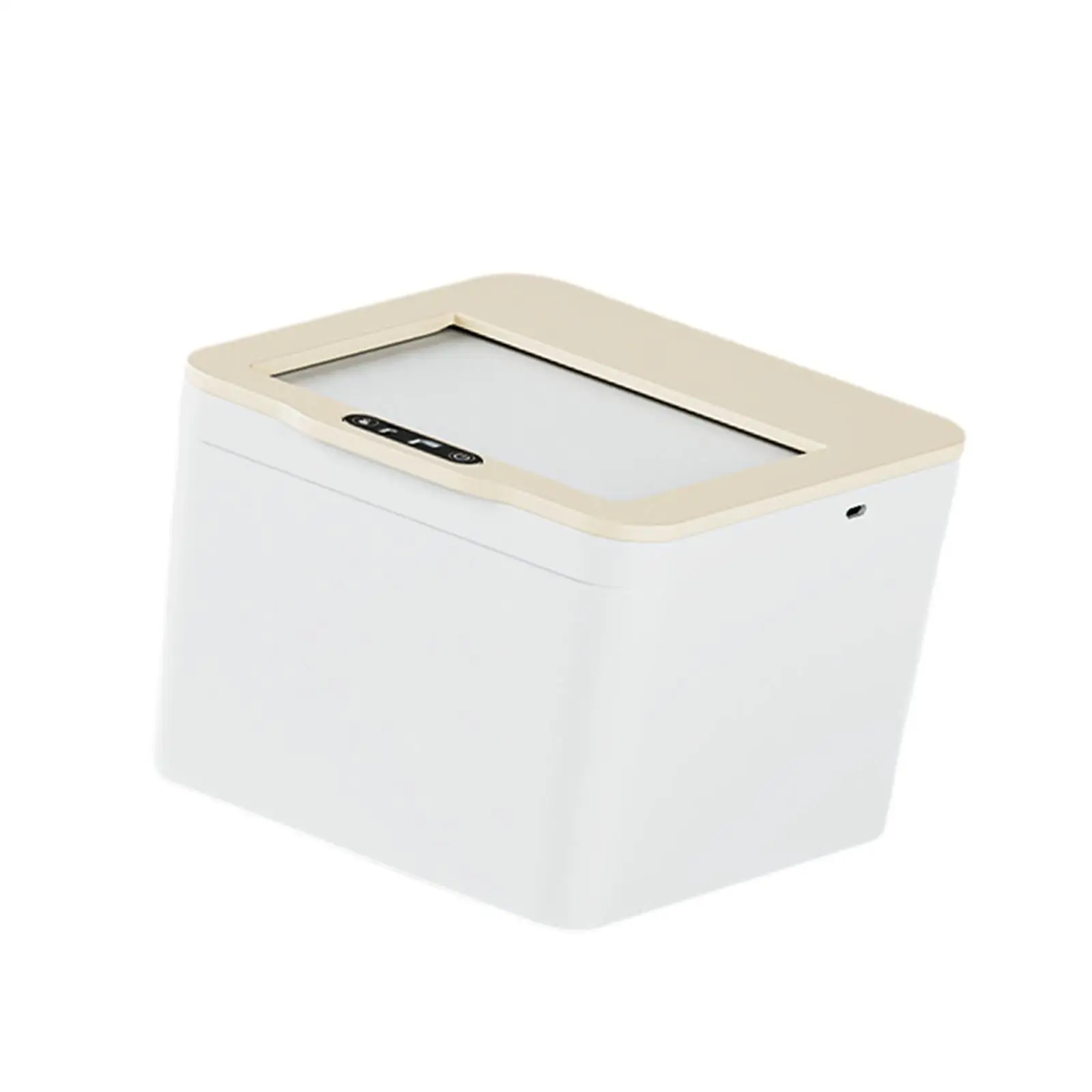Touchless Trash Bin Plastic Sensor Lid Automatic Garbage Container Desktop Small Elegant for Home Living Room
Touchless Trash Bin Plastic Sensor Lid Automatic Garbage Container Desktop Small Elegant for Home Living Room