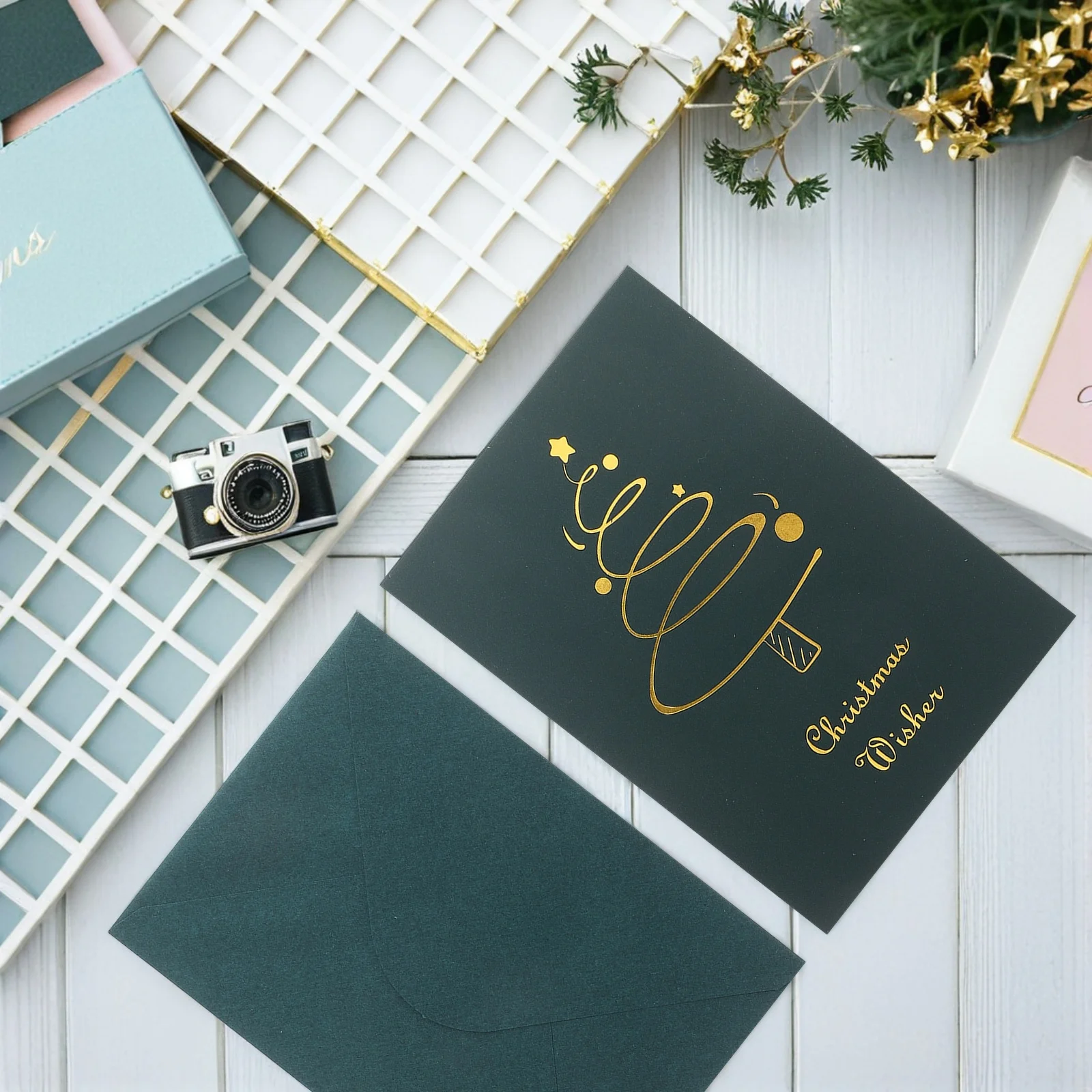 10Pcs Vintage Christmas Greeting Cards Gold Foil Blank Interior Festive Decorative Xmas Party Supplies Vintage Greeting Cards
10Pcs Vintage Christmas Greeting Cards Gold Foil Blank Interior Festive Decorative Xmas Party Supplies Vintage Greeting Cards