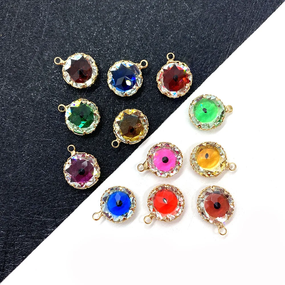 4pcs Faceted Glass Crystal Round Pendants Fashion Style DIY Jewelry Making Necklace Earrings Crown Accessories Gifts for Women
4pcs Faceted Glass Crystal Round Pendants Fashion Style DIY Jewelry Making Necklace Earrings Crown Accessories Gifts for Women
