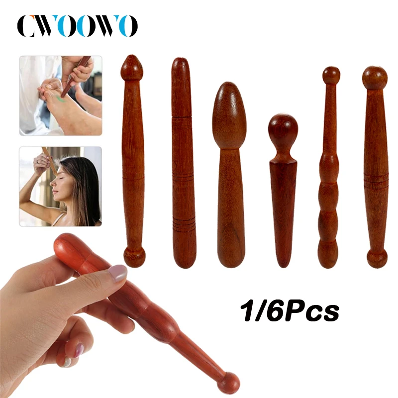 1/6PCS Wooden Reflexology Sticks Foot Hand Massage Wooden Stick Tools Thai Face Neck Back Waist Massager Trigger Points
1/6PCS Wooden Reflexology Sticks Foot Hand Massage Wooden Stick Tools Thai Face Neck Back Waist Massager Trigger Points