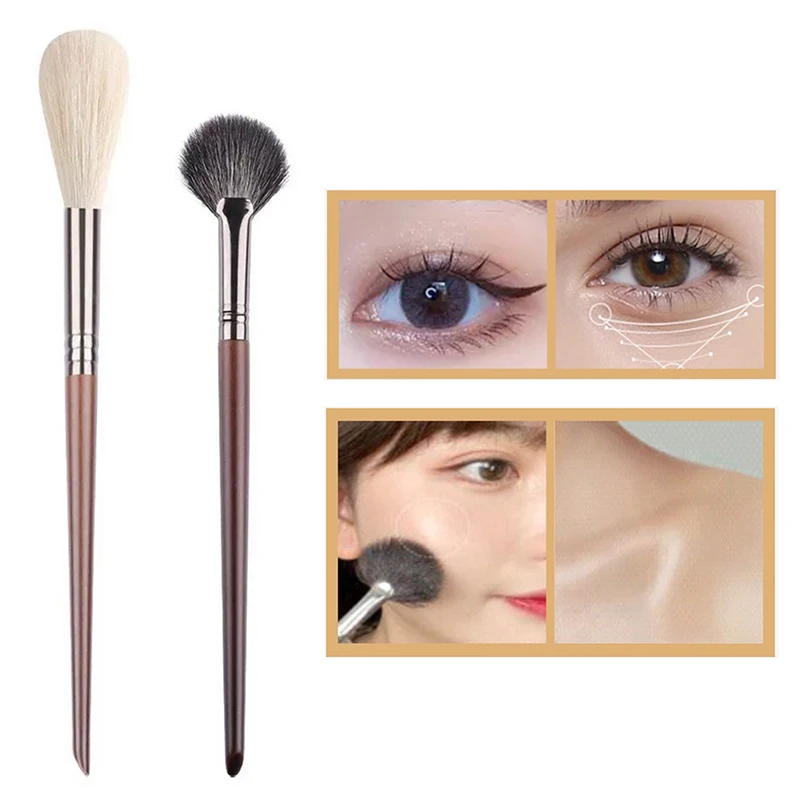 2PCS Goat Hair Flame Shape Highlight Brush Soft Professional Facial Fan Makeup Brushes Set Beauty Cosmetics Tool
2PCS Goat Hair Flame Shape Highlight Brush Soft Professional Facial Fan Makeup Brushes Set Beauty Cosmetics Tool