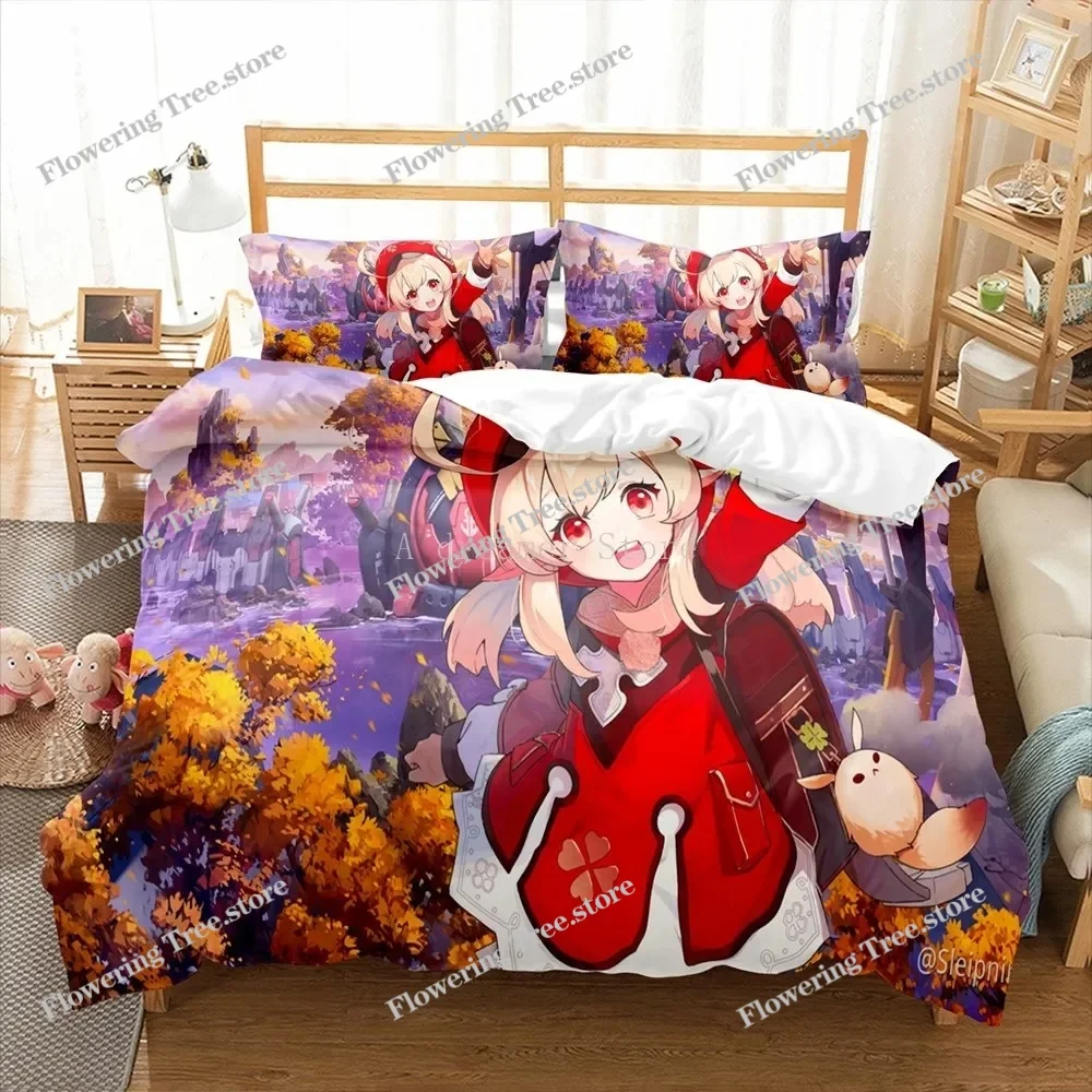 Genshin Impact Bedding Set For Kids Teens Boys Girls Game Duvet Cover With Pillowcase Microfiber Bedclothes Cartoon Bed Linen
Genshin Impact Bedding Set For Kids Teens Boys Girls Game Duvet Cover With Pillowcase Microfiber Bedclothes Cartoon Bed Linen