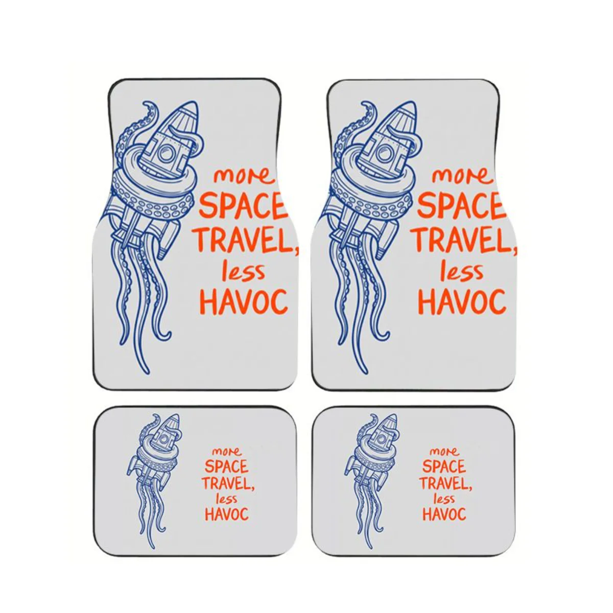 4Pcs Octopus Rocket Car Floor Mats Line Art Dirt-proof Waterproof Auto Foot Carpet Set Interior Accessories For Car SUV Truck
4Pcs Octopus Rocket Car Floor Mats Line Art Dirt-proof Waterproof Auto Foot Carpet Set Interior Accessories For Car SUV Truck
