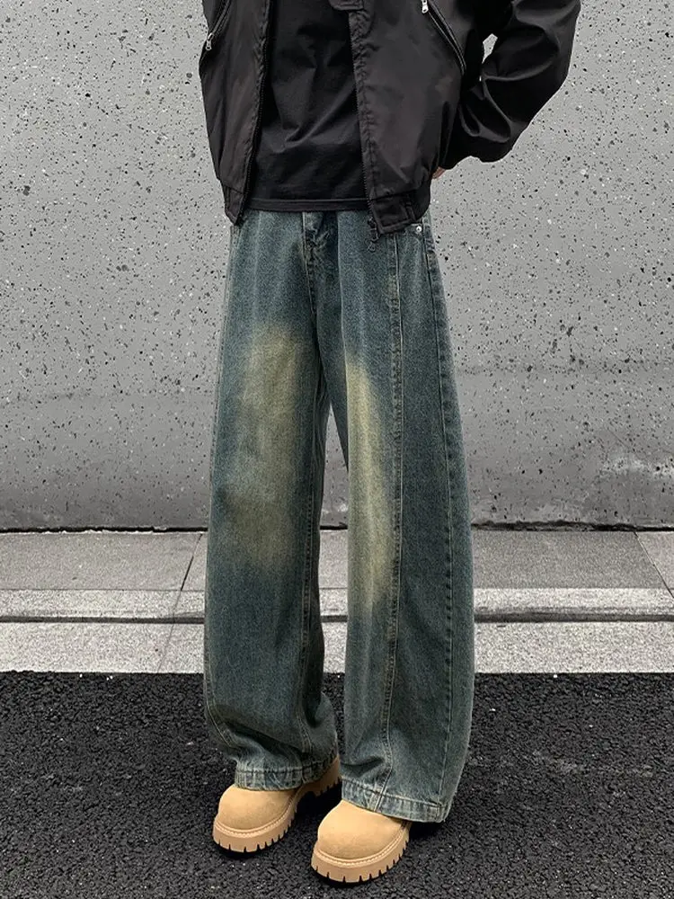 American Style Wide Leg Loose Fit Men's Jeans Autumn Winter Cleanfit Casual Heavy Trendy Long Trousers Straight Tube Loose
American Style Wide Leg Loose Fit Men's Jeans Autumn Winter Cleanfit Casual Heavy Trendy Long Trousers Straight Tube Loose