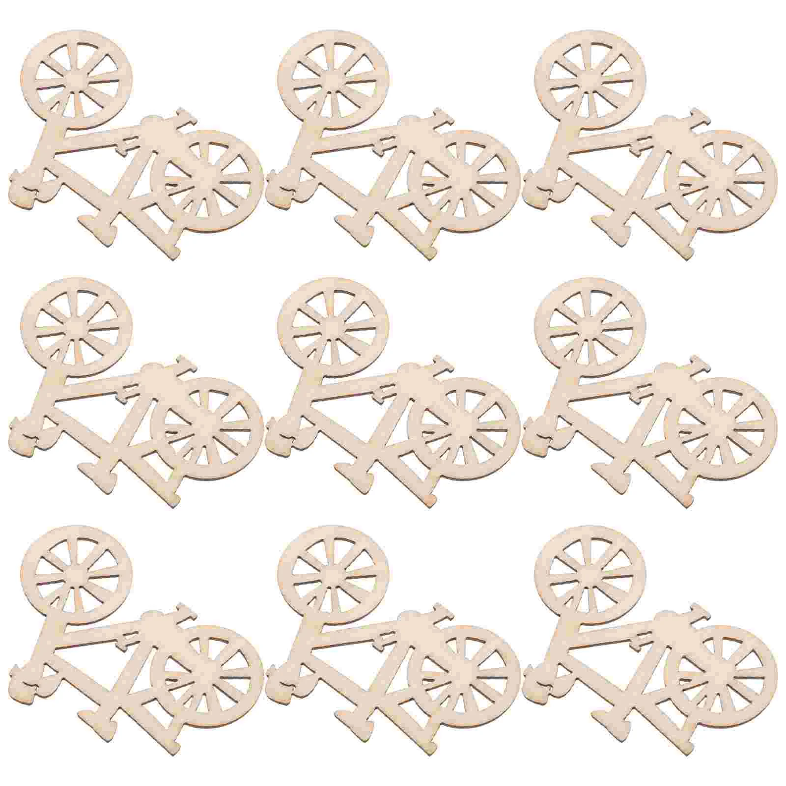 10 Pcs Bicycle Wood Chips Bike Wooden Paper Cut Cutouts Graffiti Accessory Unfinished
10 Pcs Bicycle Wood Chips Bike Wooden Paper Cut Cutouts Graffiti Accessory Unfinished