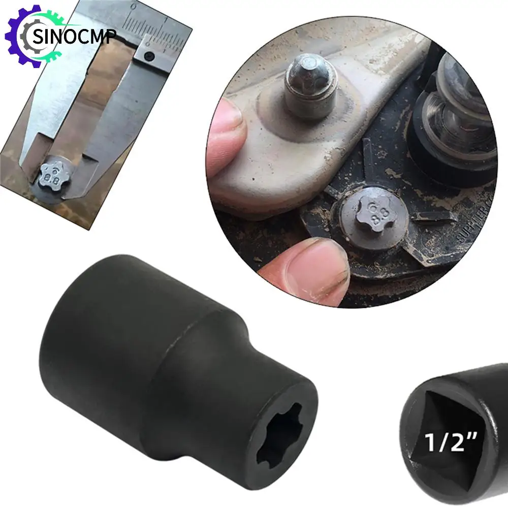 Battery Cover Dismantling Socket Wrench for Tesla Black Steel 4*3*3cm Car Special Replacement Tools Pentagonal E-type Sleeve 1pc
Battery Cover Dismantling Socket Wrench for Tesla Black Steel 4*3*3cm Car Special Replacement Tools Pentagonal E-type Sleeve 1pc