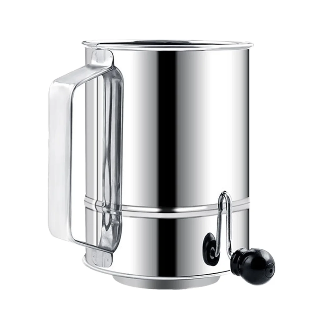 1pc Premium Stainless Steel Handheld Flour Sifter Dense Mesh Large Capacity Cup Design Wear-Resistant Easy Baking
1pc Premium Stainless Steel Handheld Flour Sifter Dense Mesh Large Capacity Cup Design Wear-Resistant Easy Baking