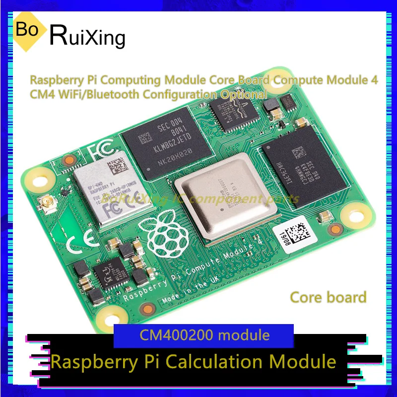 1PCS/LOT CM4002000 Raspberry Pi Computing Module Core Board Compute Module 4 CM4 WiFi/Bluetooth
1PCS/LOT CM4002000 Raspberry Pi Computing Module Core Board Compute Module 4 CM4 WiFi/Bluetooth