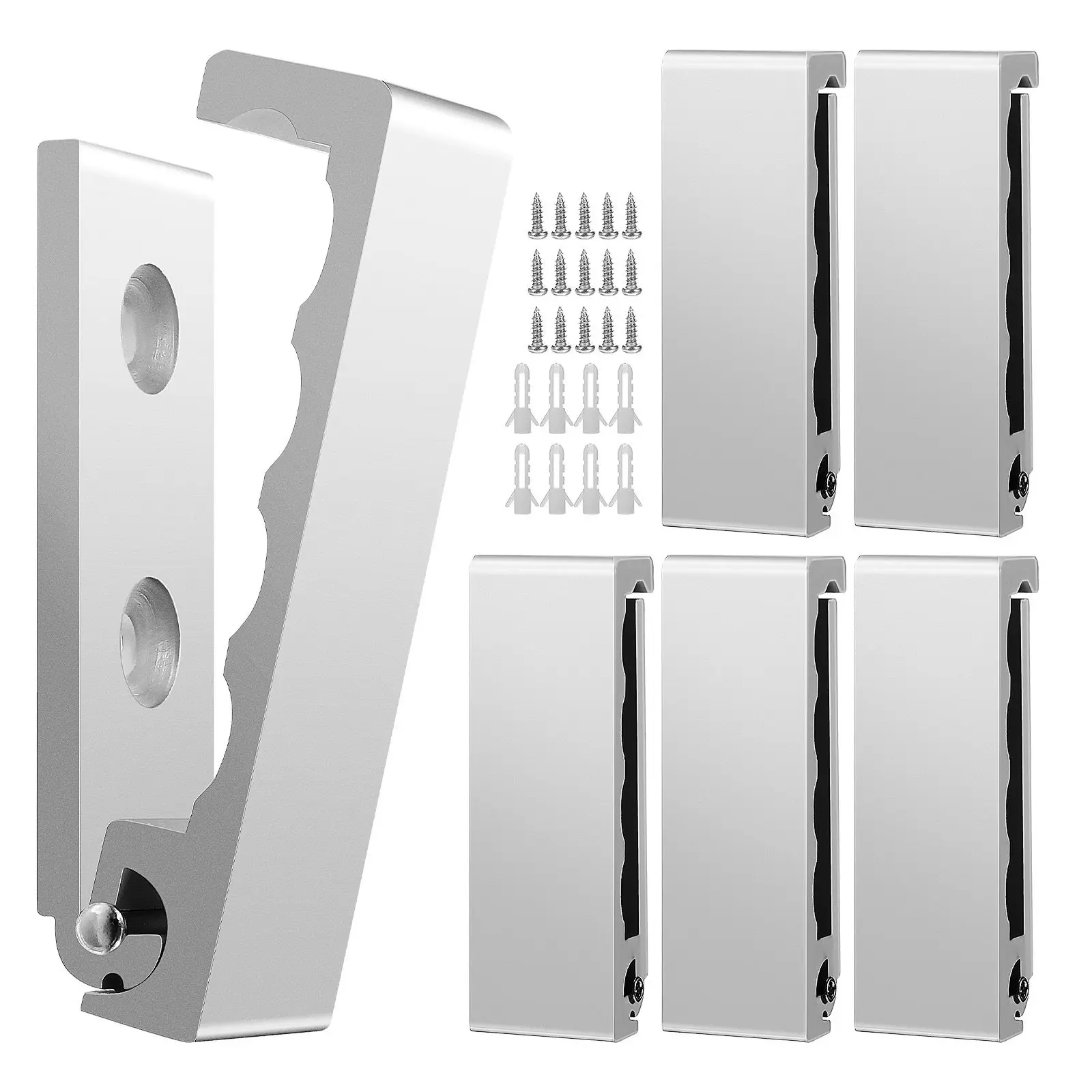 6 Pcs Folding Hook Hooks Wall Mount Heavy Duty Coat Aluminum Alloy For Hanging Metal Shower
6 Pcs Folding Hook Hooks Wall Mount Heavy Duty Coat Aluminum Alloy For Hanging Metal Shower