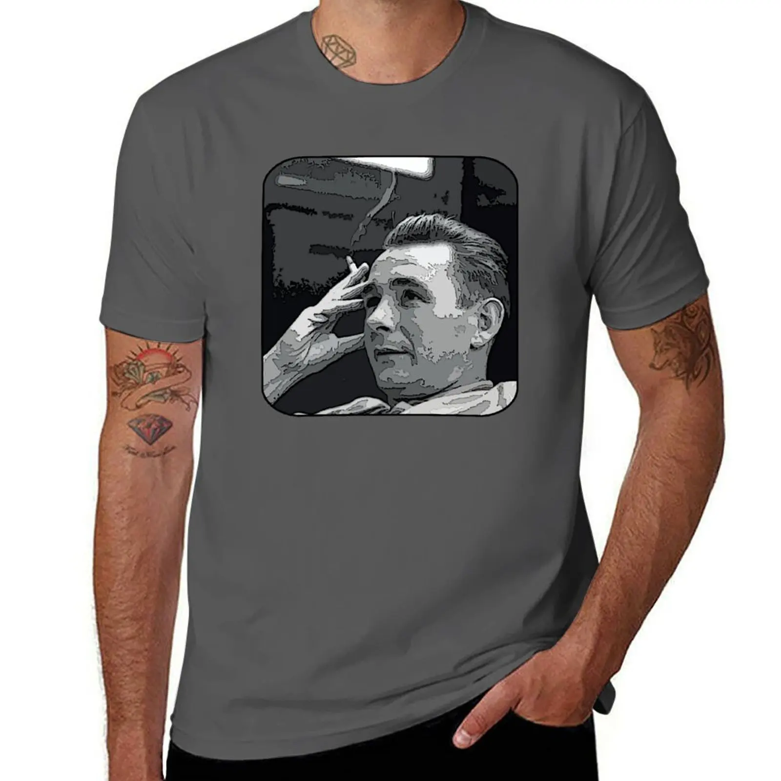 Cloughie Clough Smoking - Brian T-Shirt Festival Casual Short Sleeve
Cloughie Clough Smoking - Brian T-Shirt Festival Casual Short Sleeve