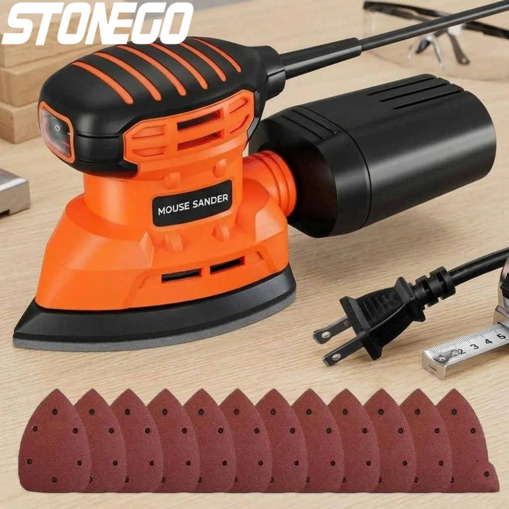 Electric Sander with Dust Collection 12Pcs Sandpapers Corded Power Tool for Wood and Metal Polishing DIY Grinding Machine
Electric Sander with Dust Collection 12Pcs Sandpapers Corded Power Tool for Wood and Metal Polishing DIY Grinding Machine