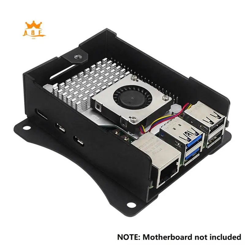 A08E-For Raspberry Pi 5 Aluminum Alloy Case Metal Shell Heatsink With Cooling Fan For Raspberry Pi 5
A08E-For Raspberry Pi 5 Aluminum Alloy Case Metal Shell Heatsink With Cooling Fan For Raspberry Pi 5
