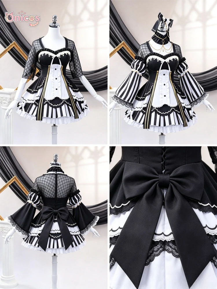 Anime Magical Girl Witch Trial Saeki Miria Cosplay Costume Sweet Gothic dress headwear socks props Halloween Woman Lolita Onicos
Anime Magical Girl Witch Trial Saeki Miria Cosplay Costume Sweet Gothic dress headwear socks props Halloween Woman Lolita Onicos