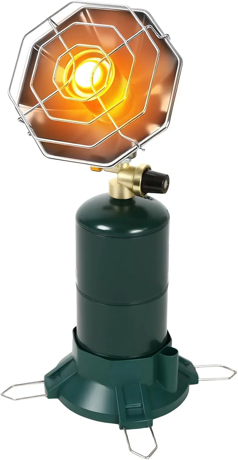 Портативный пропановый обогреватель для кемпинга, 6200 BTU, уличный обогреватель со складной подставкой и регулирующим клапаном
Портативный пропановый обогреватель для кемпинга, 6200 BTU, уличный обогреватель со складной подставкой и регулирующим клапаном
