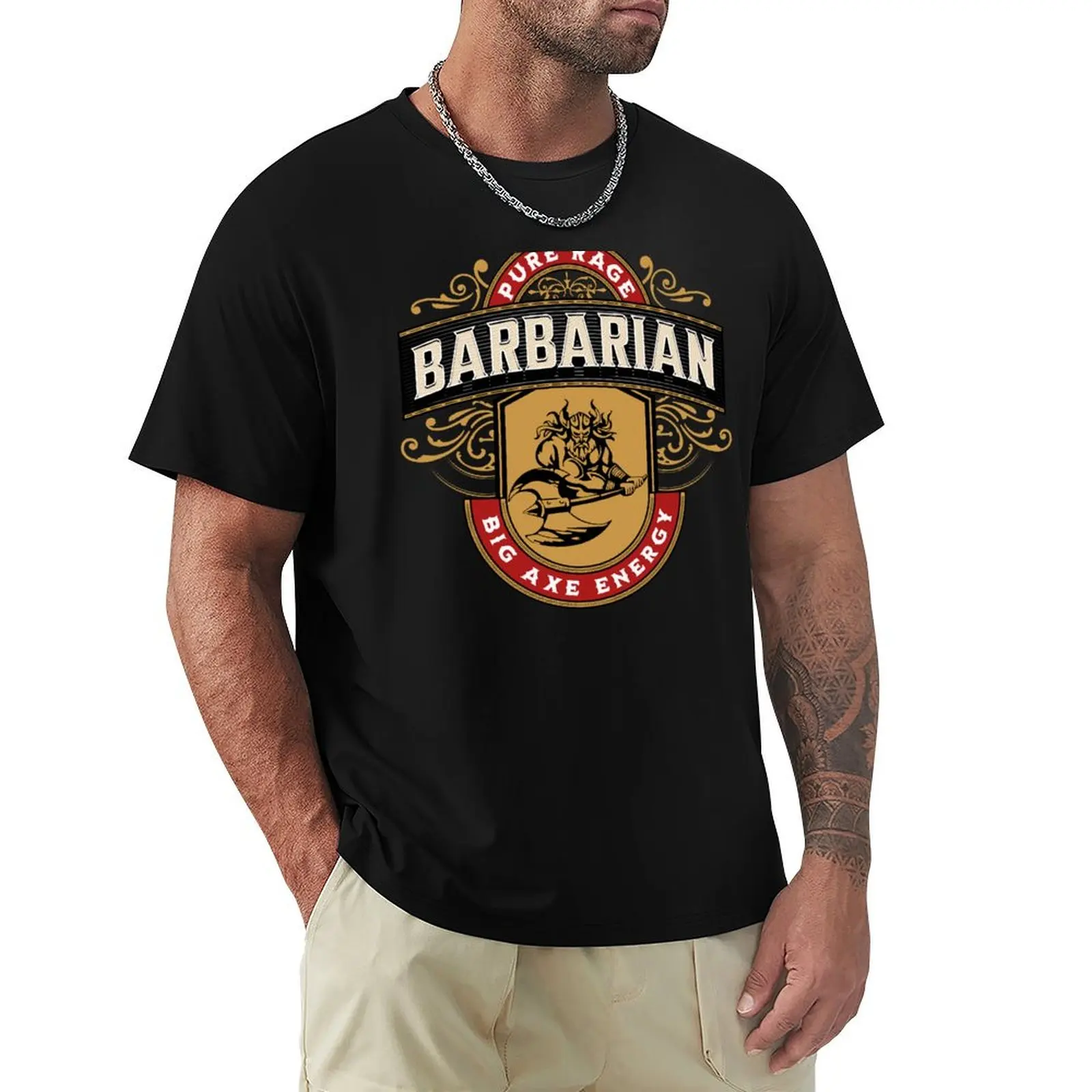 BARBARIAN DND CLASS: Pure Rage and Big Axe Energy T-Shirt vintage T-shirts oversize mens big and tall t shirts
BARBARIAN DND CLASS: Pure Rage and Big Axe Energy T-Shirt vintage T-shirts oversize mens big and tall t shirts