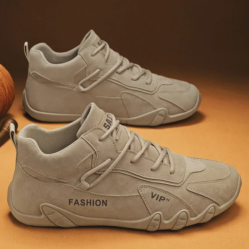 Ankle Boots for Men Casual Sneakers Non Slip Khaki Work Mens Shoe Short Boots Loafers Lace Up Zapatillas
Ankle Boots for Men Casual Sneakers Non Slip Khaki Work Mens Shoe Short Boots Loafers Lace Up Zapatillas