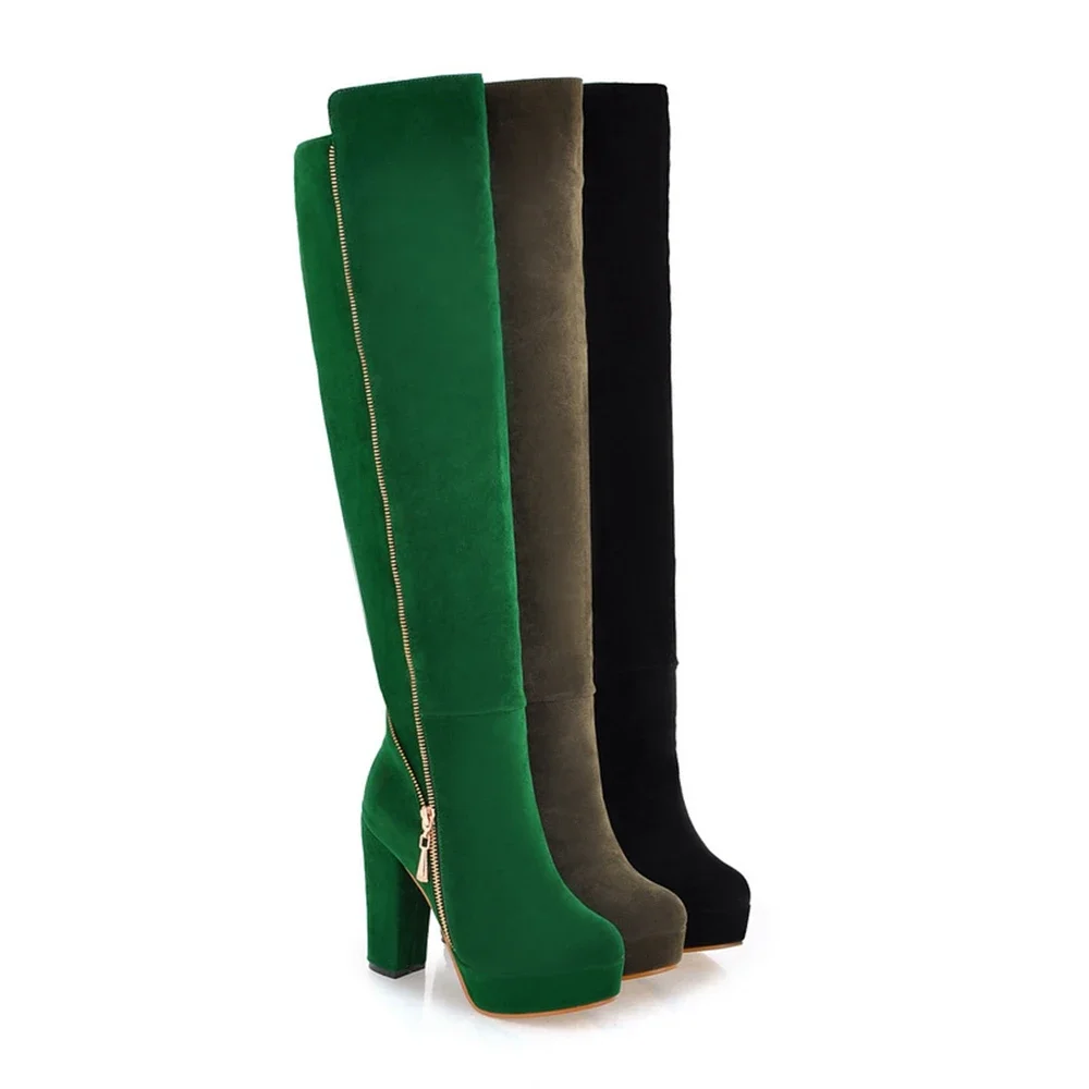 Женские ботфорты из искусственной замши, облегающие сапоги на платформе, теплые ботфорты, большой размер 34-48, для зимы, 116
Женские ботфорты из искусственной замши, облегающие сапоги на платформе, теплые ботфорты, большой размер 34-48, для зимы, 116