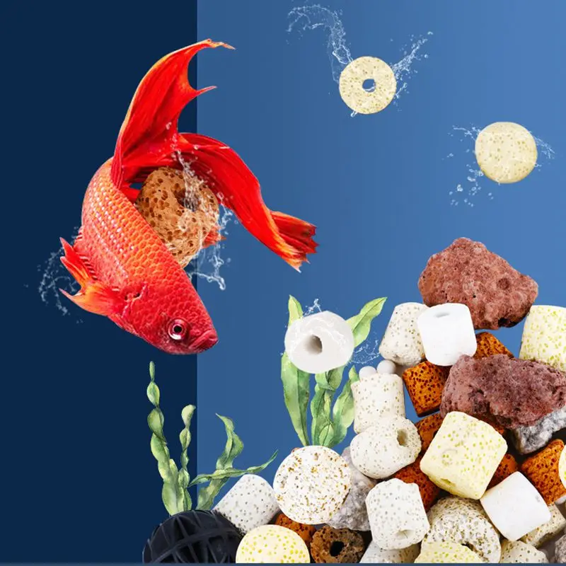 500g Aquarium Filter Media Activated Carbon Ceramic Ring Biological Ball Fish Pond Nano Balls Fish Tank Accessories
500g Aquarium Filter Media Activated Carbon Ceramic Ring Biological Ball Fish Pond Nano Balls Fish Tank Accessories