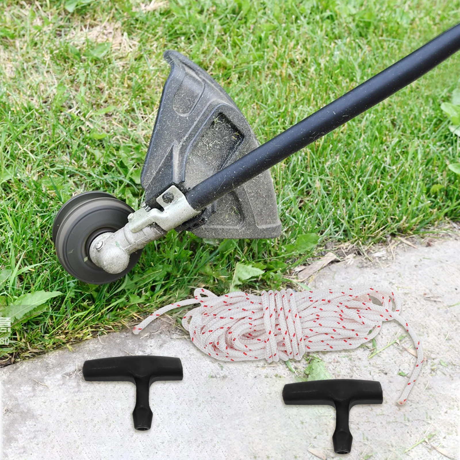 1 set 10M Starter 4mm Lawn Mower Traction Cable Lawn Mower Chainsaw Generator Pull Cord Handle Trimmer String Polyester
1 set 10M Starter 4mm Lawn Mower Traction Cable Lawn Mower Chainsaw Generator Pull Cord Handle Trimmer String Polyester