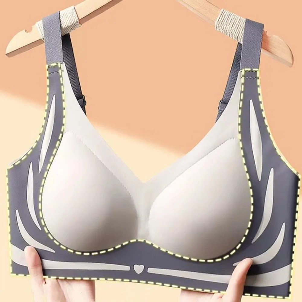 Soft Patchwork Wireless Deep V Bra Close-fitting Shockproof Brassiere for Women Adjustable No Trace Push Up Underwear Yoga
Soft Patchwork Wireless Deep V Bra Close-fitting Shockproof Brassiere for Women Adjustable No Trace Push Up Underwear Yoga