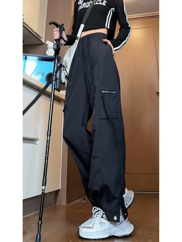 American Sle Men's Cargo Pants Loose Straight Leg Wide Leg Spring New Arrival Small ence Design Sense Zipper Pants
American Sle Men's Cargo Pants Loose Straight Leg Wide Leg Spring New Arrival Small ence Design Sense Zipper Pants
