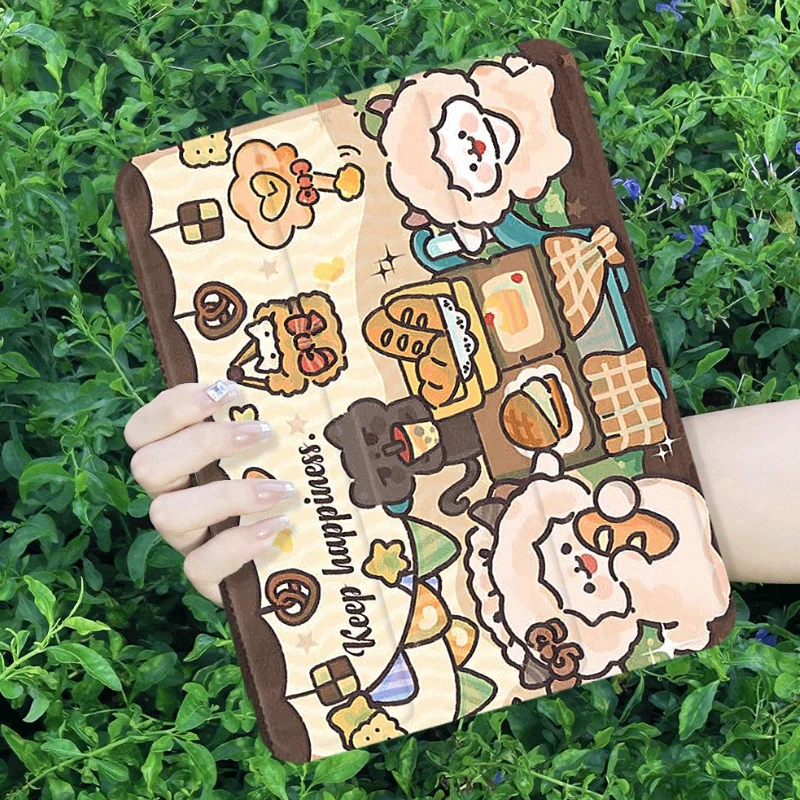 Bread Lamb Smart Stand Case Cover for IPad Air 4 10.9 2020 Air 5 Ipad 5th 6th Generation 10.2 9th 8th 7th Ipad 2017 10.5 Inch 
Bread Lamb Smart Stand Case Cover for IPad Air 4 10.9 2020 Air 5 Ipad 5th 6th Generation 10.2 9th 8th 7th Ipad 2017 10.5 Inch