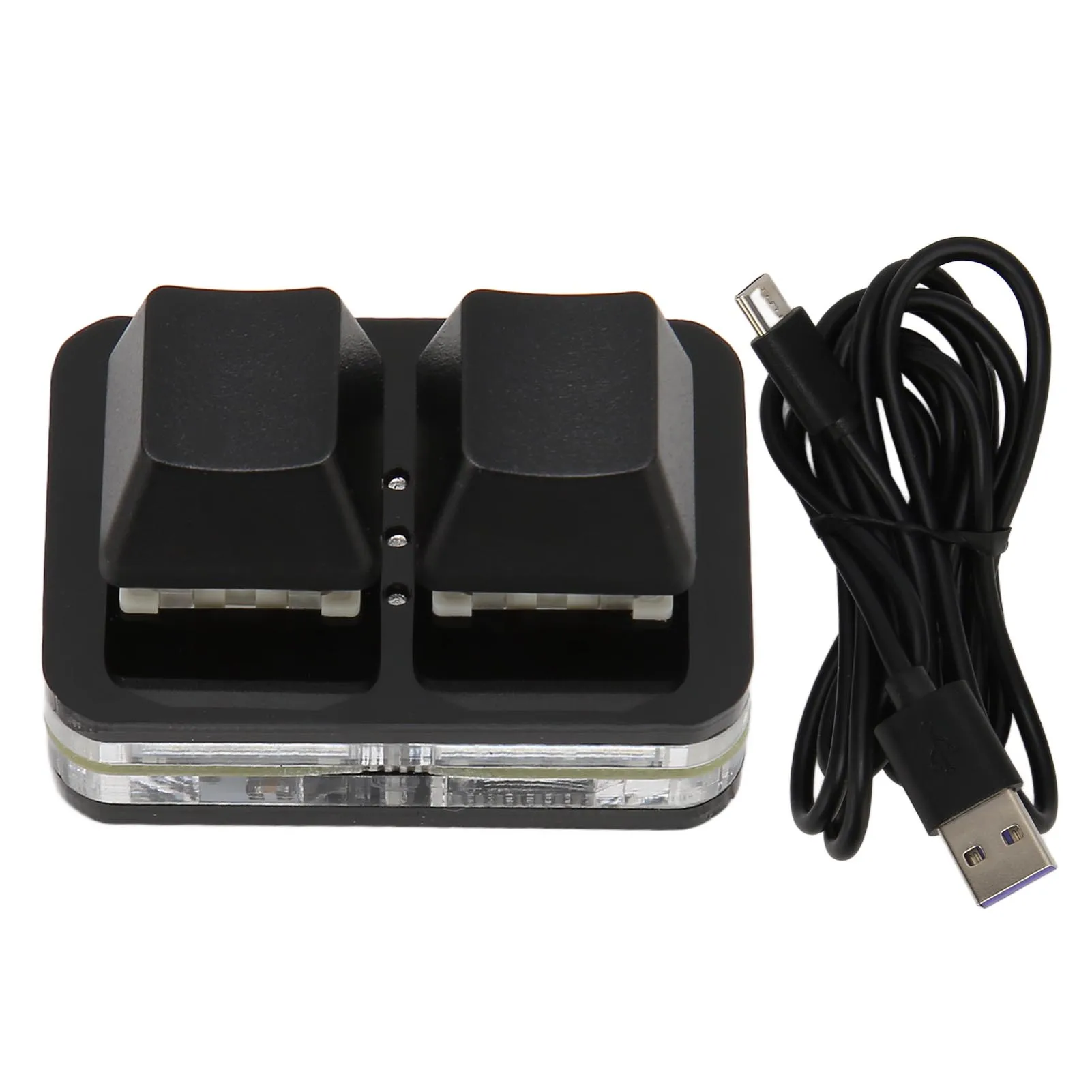 Мини-клавиатура с 2 клавишами, USB, настраиваемая RGB LED подсветка, программируемая макрос-клавиатура для Windows, OS X, Linux
Мини-клавиатура с 2 клавишами, USB, настраиваемая RGB LED подсветка, программируемая макрос-клавиатура для Windows, OS X, Linux