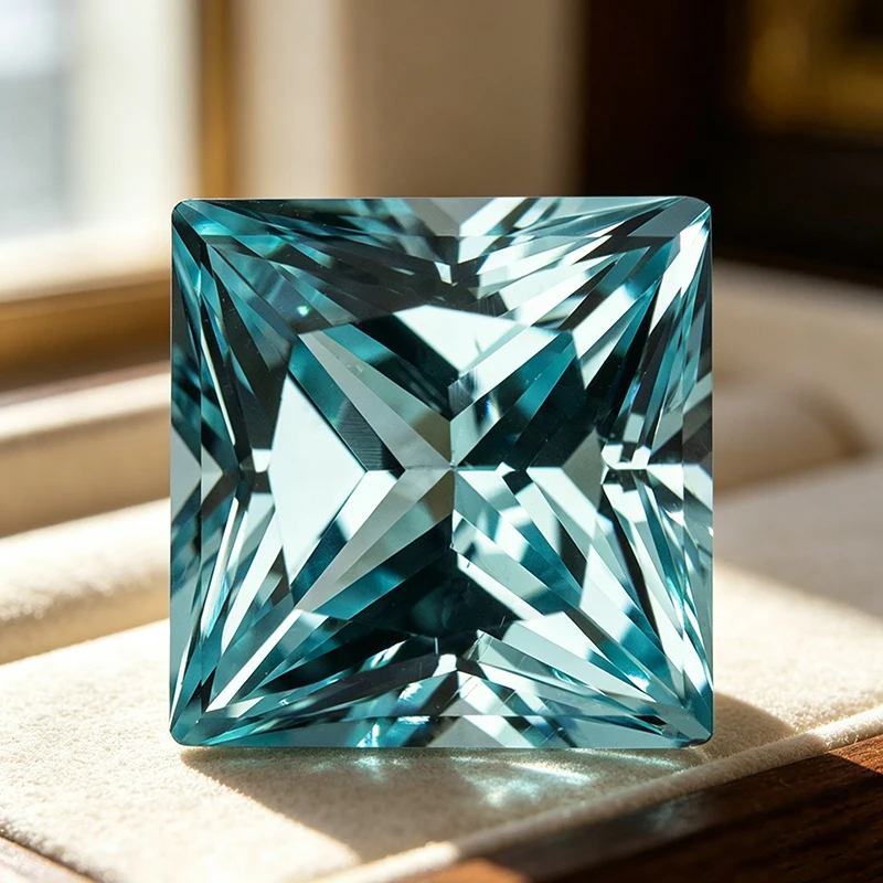 Lab Grown Paraiba Gemstone Princess Cut Neon Blue Synthetic Tourmaline Loose Precious Stone with AGL Certificate
Lab Grown Paraiba Gemstone Princess Cut Neon Blue Synthetic Tourmaline Loose Precious Stone with AGL Certificate