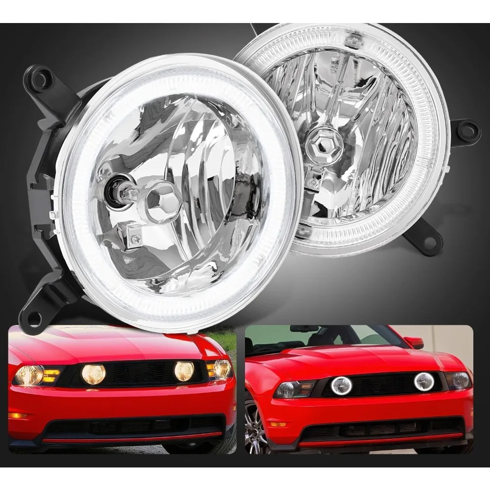 LED Halo Fog Lights Driving Lamps w/Bulbs For Ford Mustang GT 2005-2009
LED Halo Fog Lights Driving Lamps w/Bulbs For Ford Mustang GT 2005-2009