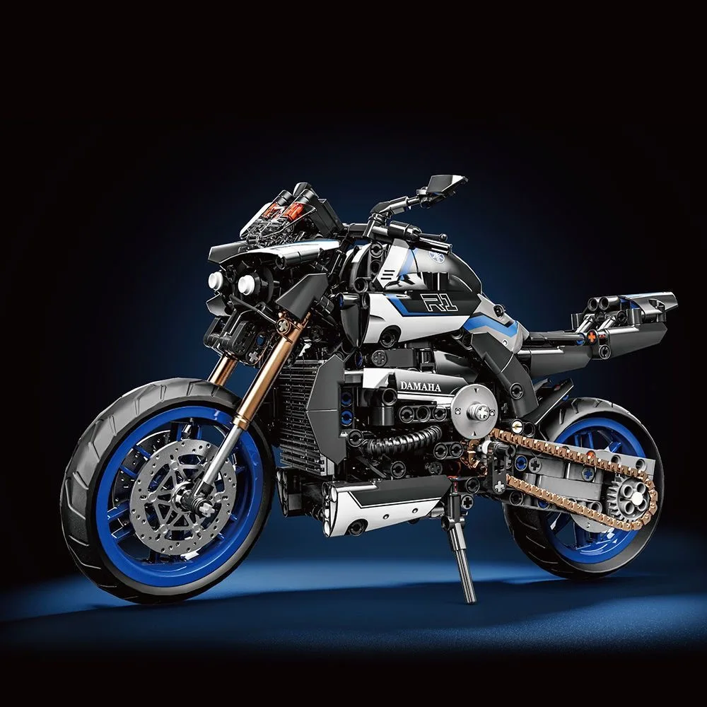 1:8 scale motorcycle building block mechanical transmission toy, suitable as birthday gifts for boys, children, and adults
1:8 scale motorcycle building block mechanical transmission toy, suitable as birthday gifts for boys, children, and adults