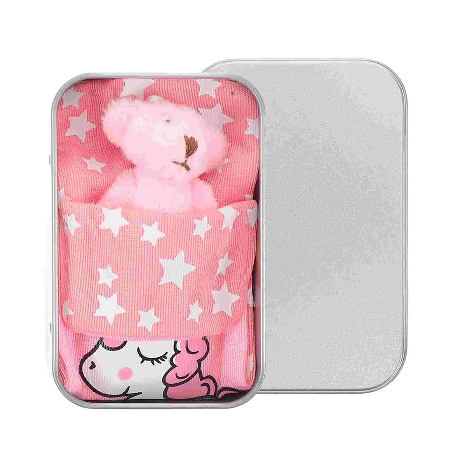 Mini Stuffed Bear in Tin Small Bear Toy Kids Room Decor Party Favors Adorable Bear Kids Room Desktop Bear Adornment
Mini Stuffed Bear in Tin Small Bear Toy Kids Room Decor Party Favors Adorable Bear Kids Room Desktop Bear Adornment