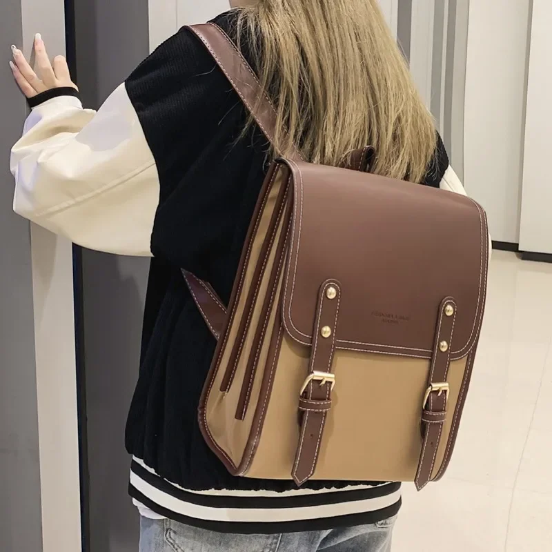PU Mini Small Schoolbag Multifunctional Leisure Checkered Shoulder Bags Japanese Student Double Shoulder Backpacks
PU Mini Small Schoolbag Multifunctional Leisure Checkered Shoulder Bags Japanese Student Double Shoulder Backpacks