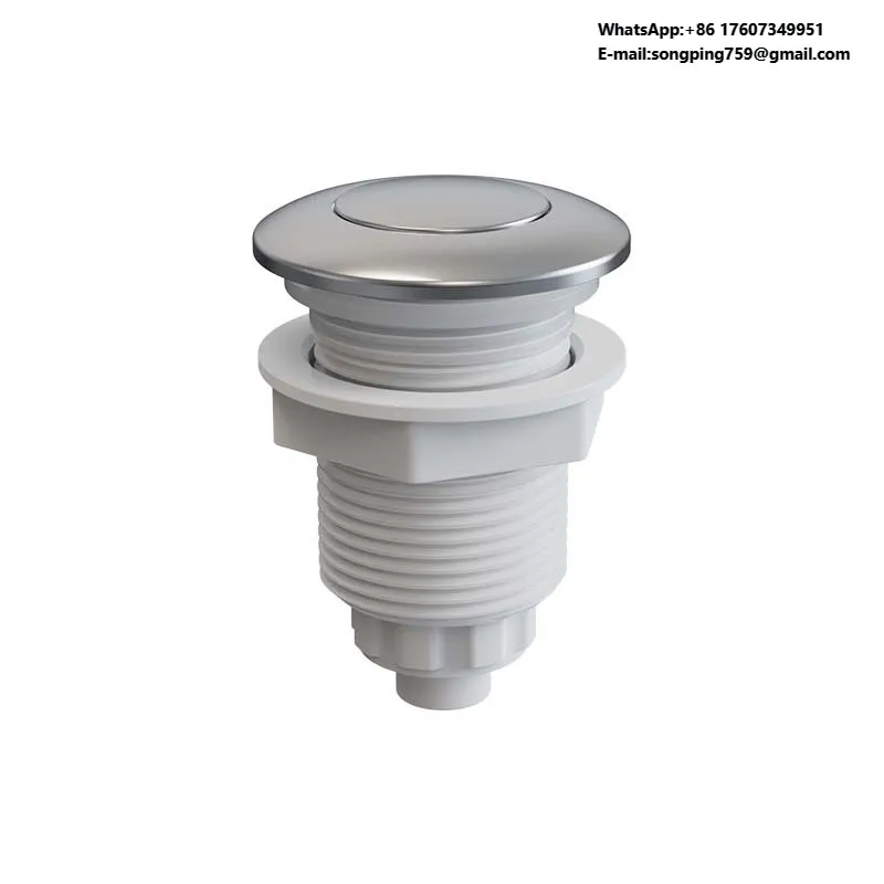 Proway ABS Plastic Whirlpool Bathtub Air Control Pressure Switch Pneumatic Push Button
Proway ABS Plastic Whirlpool Bathtub Air Control Pressure Switch Pneumatic Push Button