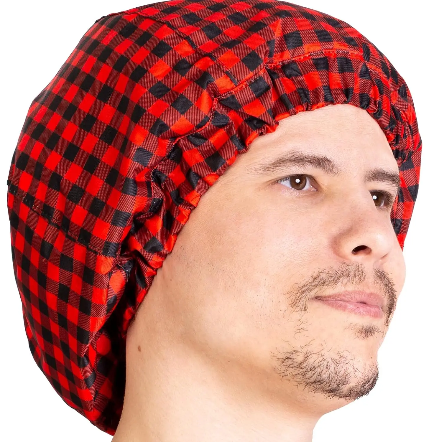 Shower Cap for Men. Stay dry, stay manly. For dreadlocks, braids, curls and man-buns.
Shower Cap for Men. Stay dry, stay manly. For dreadlocks, braids, curls and man-buns.