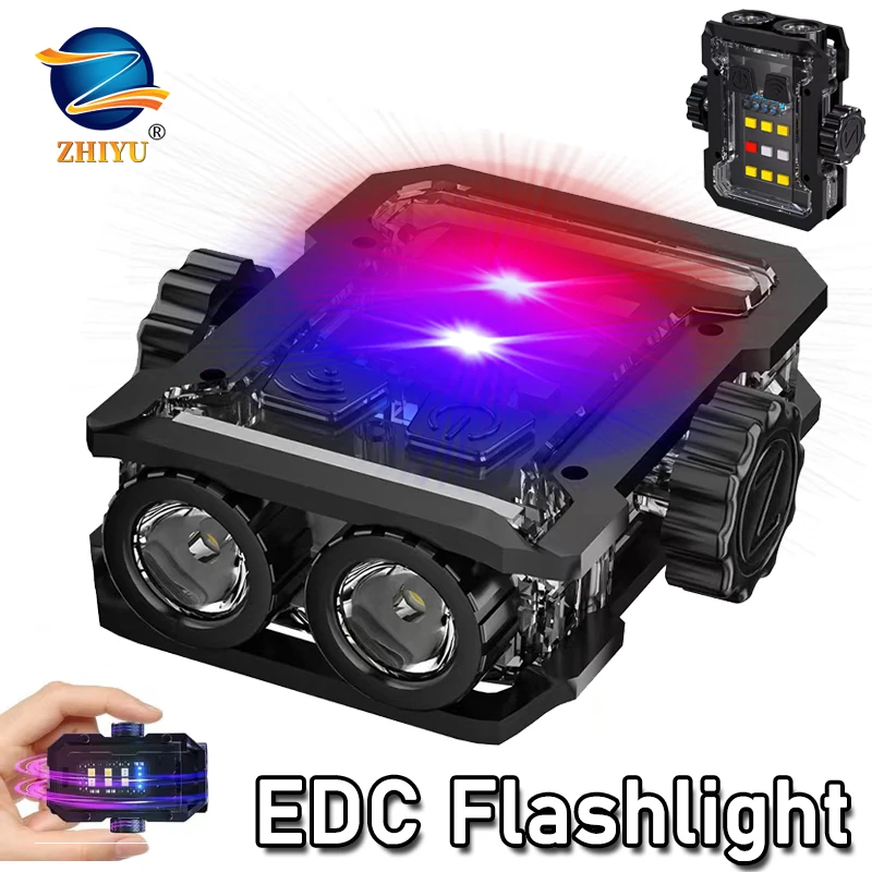 Мини-брелок EDC, фонарик USB C, перезаряжаемый фонарик COB, аварийный красный и синий прожектор, уличный фонарик для кемпинга, рыбалки
Мини-брелок EDC, фонарик USB C, перезаряжаемый фонарик COB, аварийный красный и синий прожектор, уличный фонарик для кемпинга, рыбалки