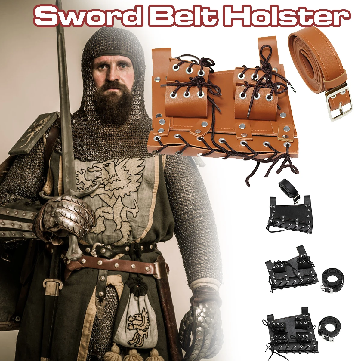 PU Leather Cutter Belt Backpack Hanger Holster Adult Men Cutting Belts Medieval Dancewear Cosplay Holder Cosplay Costume
PU Leather Cutter Belt Backpack Hanger Holster Adult Men Cutting Belts Medieval Dancewear Cosplay Holder Cosplay Costume