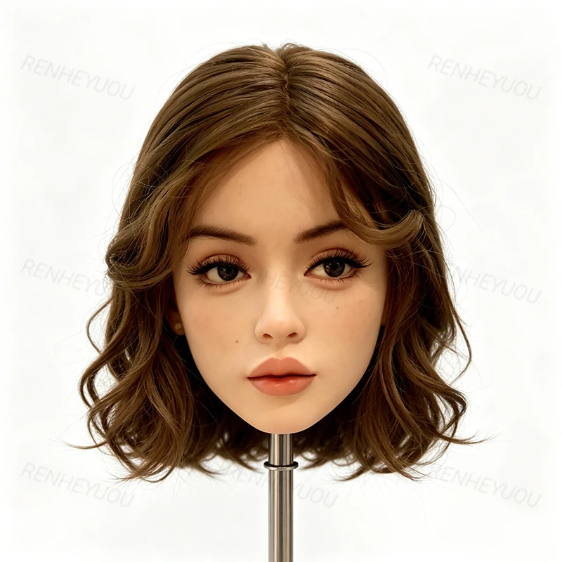 Silicone 1:1 lifelike figure head model high reduction collectible head sculpture for hobby display
Silicone 1:1 lifelike figure head model high reduction collectible head sculpture for hobby display