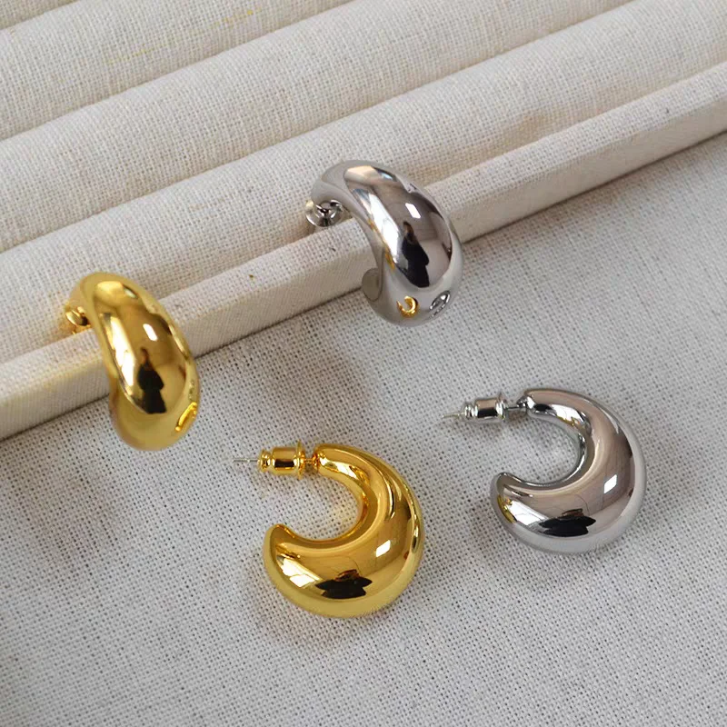 Brass With 18k Irregular CC Hoop Earrings Women Jewelry Punk Designer Club Cocktail Party Boho Japan Korean
Brass With 18k Irregular CC Hoop Earrings Women Jewelry Punk Designer Club Cocktail Party Boho Japan Korean