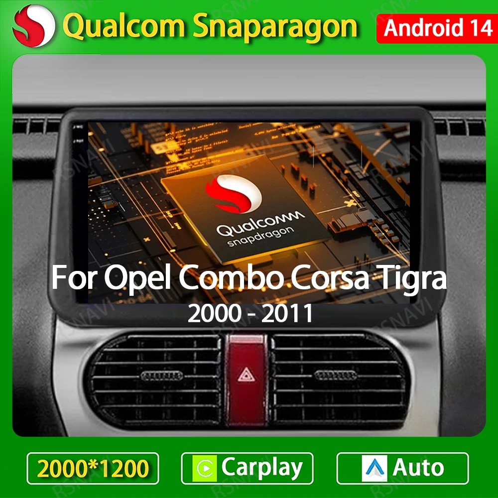Android 14 Car Radio For Opel Combo Corsa Tigra 2001 - 2009 2010 2011 Carplay Auto GPS Navigation Multimedia Stereo Video Player
Android 14 Car Radio For Opel Combo Corsa Tigra 2001 - 2009 2010 2011 Carplay Auto GPS Navigation Multimedia Stereo Video Player