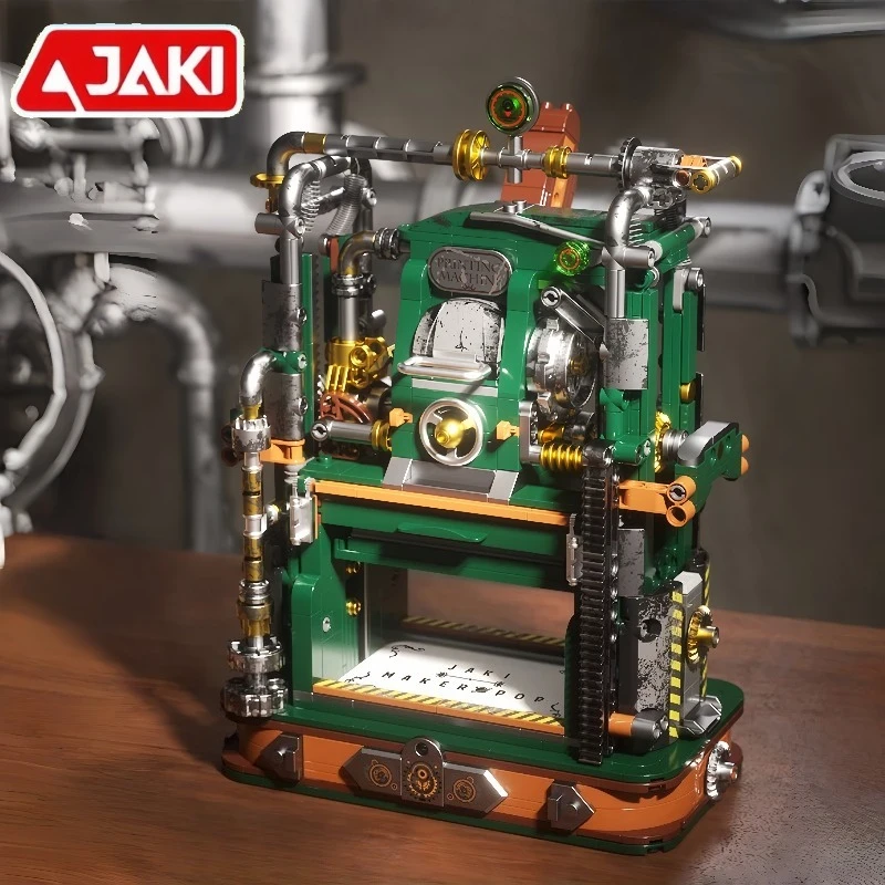 Конструктор JAKI Classic Retro Machinery: Модель принтера для сборки, настольное украшение, коллекционная игрушка, креативный подарок для детей
Конструктор JAKI Classic Retro Machinery: Модель принтера для сборки, настольное украшение, коллекционная игрушка, креативный подарок для детей