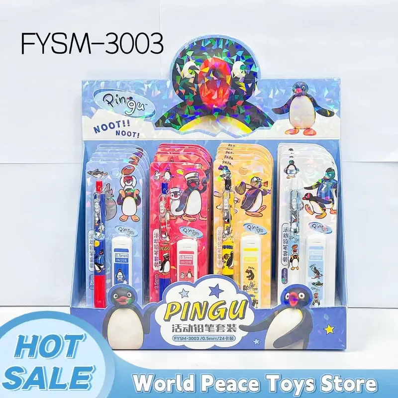 4/24pcs Kawaii Pingu Mechanical Pencil Set Stationery Refill Not Easy To Break Lead Automatic Pencil Wholesale Students Gifts
4/24pcs Kawaii Pingu Mechanical Pencil Set Stationery Refill Not Easy To Break Lead Automatic Pencil Wholesale Students Gifts