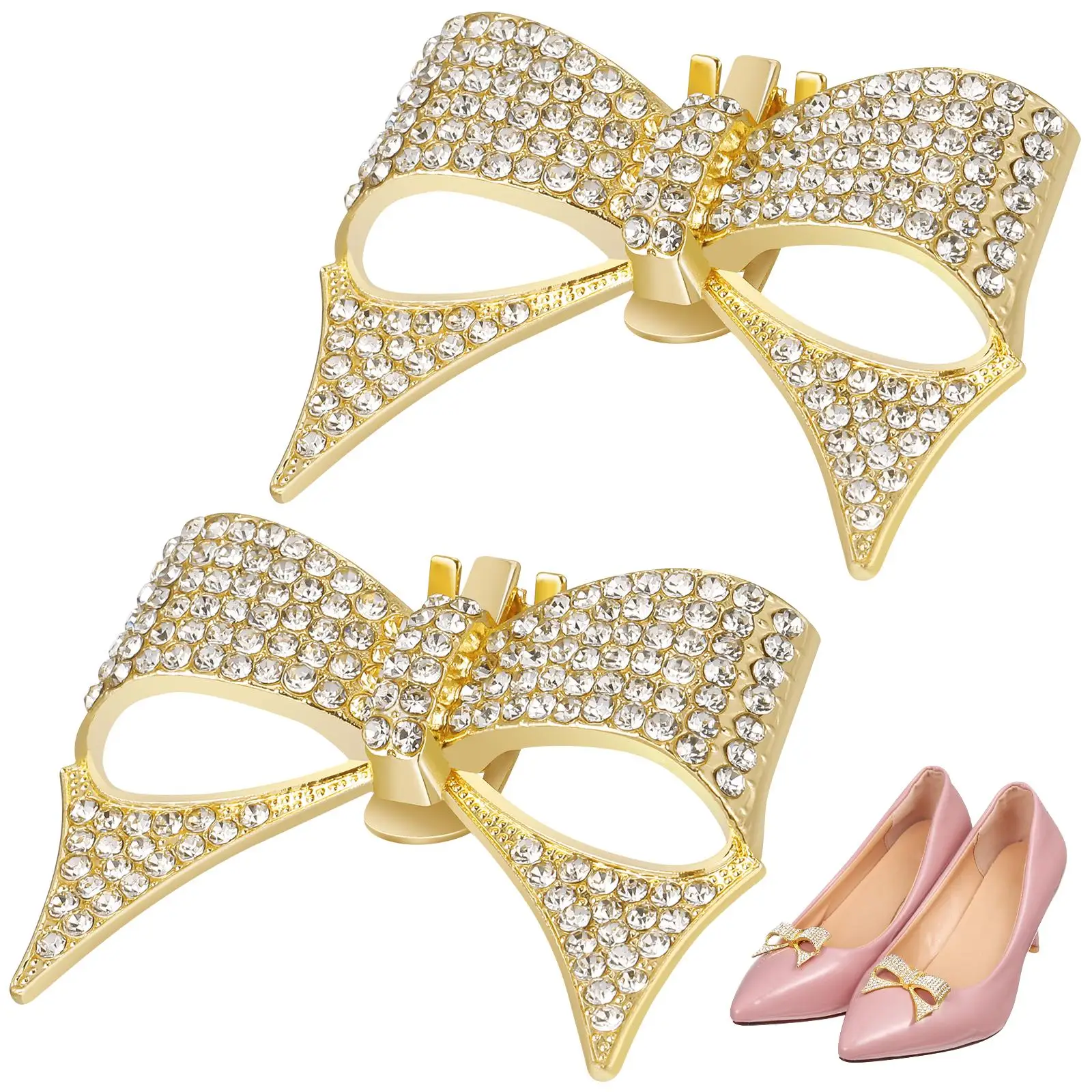1 Pair Golden Rhinestone Shoe Clips Bridal Buckles Detachable Buttons Decorative Embellishments Wedding Flat Heels Accessories
1 Pair Golden Rhinestone Shoe Clips Bridal Buckles Detachable Buttons Decorative Embellishments Wedding Flat Heels Accessories