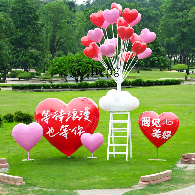 outdoor fiberglass big love sculpture shopping mall park scenic spot photo cloud ladder balloon ornament
outdoor fiberglass big love sculpture shopping mall park scenic spot photo cloud ladder balloon ornament