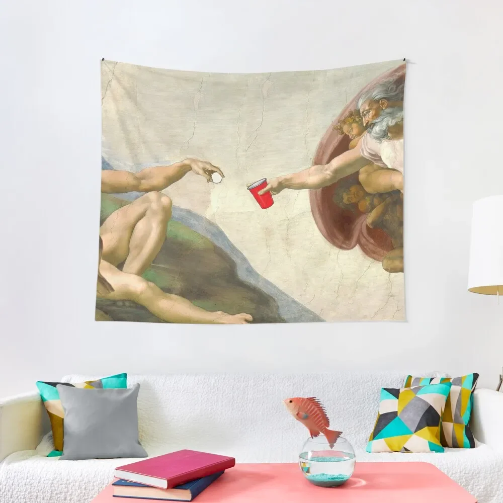 Creation of Beer Pong Tapestry Decor For Room Carpet On The Wall Aesthetic Decoration Room Decorator Tapestry
Creation of Beer Pong Tapestry Decor For Room Carpet On The Wall Aesthetic Decoration Room Decorator Tapestry