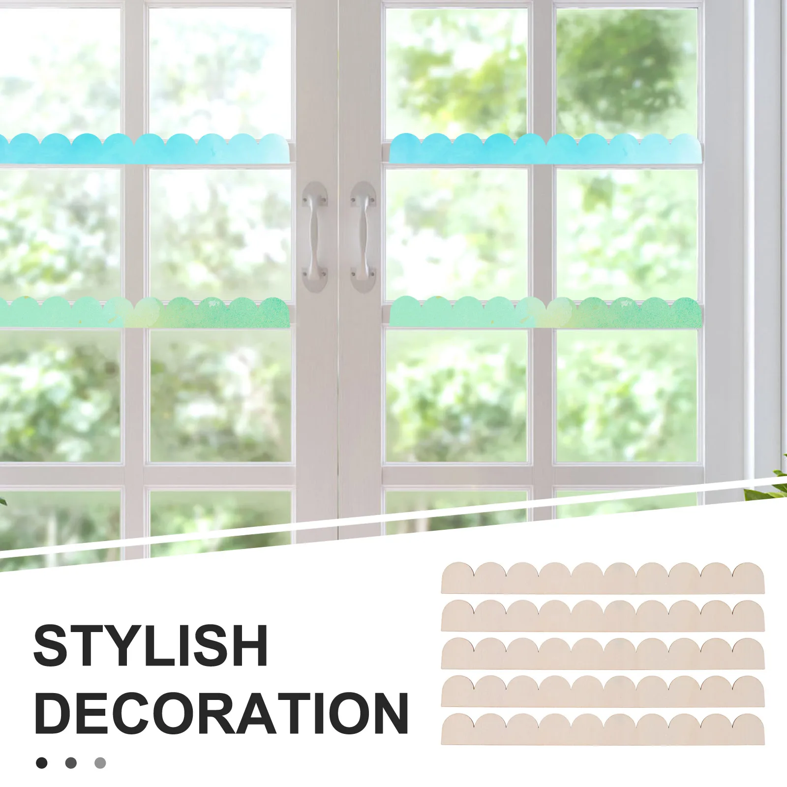 12PCS Wood Border Trim Scalloped Unfinished Decorative Edge Wooden Strips Moulding for Wall Cabinet Shelf Home Decoration
12PCS Wood Border Trim Scalloped Unfinished Decorative Edge Wooden Strips Moulding for Wall Cabinet Shelf Home Decoration