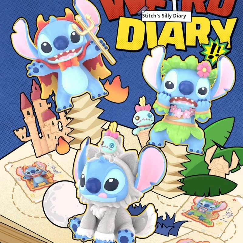 TOPTOY Stitch Weird Diary 1.0 Series Trendy Blind Box Figures Collectible Ornaments Birthday Holiday Gifts For Anime Fans
TOPTOY Stitch Weird Diary 1.0 Series Trendy Blind Box Figures Collectible Ornaments Birthday Holiday Gifts For Anime Fans