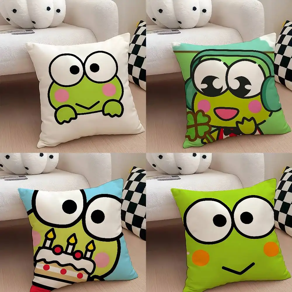Cute K-Keroppi Cartoon Pillow Case Throw Pillow Cover Nordic Vintage Style Cushion Covers Home Living Room Sofa Couch Seat Deco
Cute K-Keroppi Cartoon Pillow Case Throw Pillow Cover Nordic Vintage Style Cushion Covers Home Living Room Sofa Couch Seat Deco